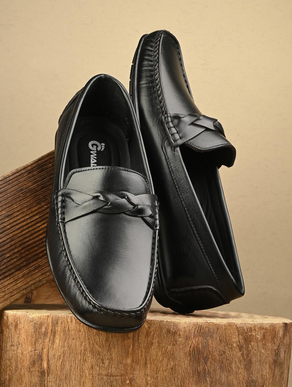 men black slip on loafer - 21580021 -  Zoom Image - 0