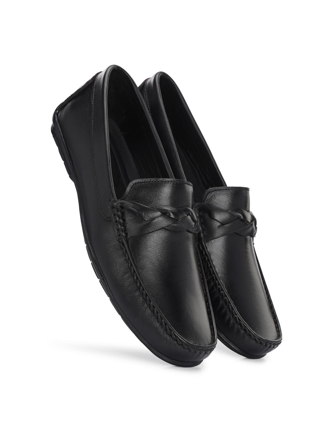men black slip on loafer - 21580021 - Standard Image - 2