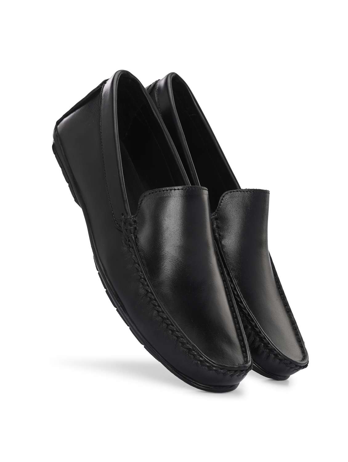 men black slip on loafer - 21580023 -  Standard Image - 2