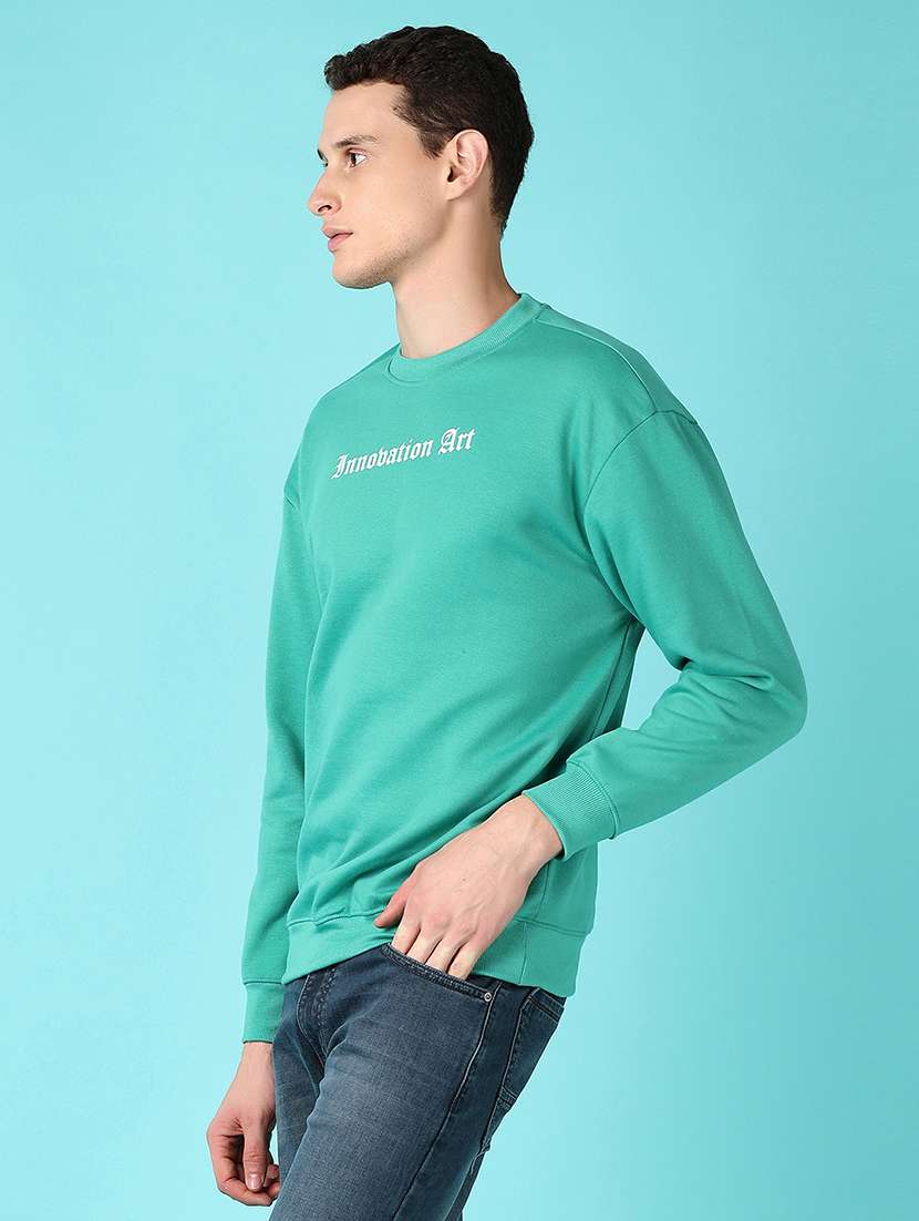 men long sleeves front & back print sweatshirt - 21580091 -  Standard Image - 2