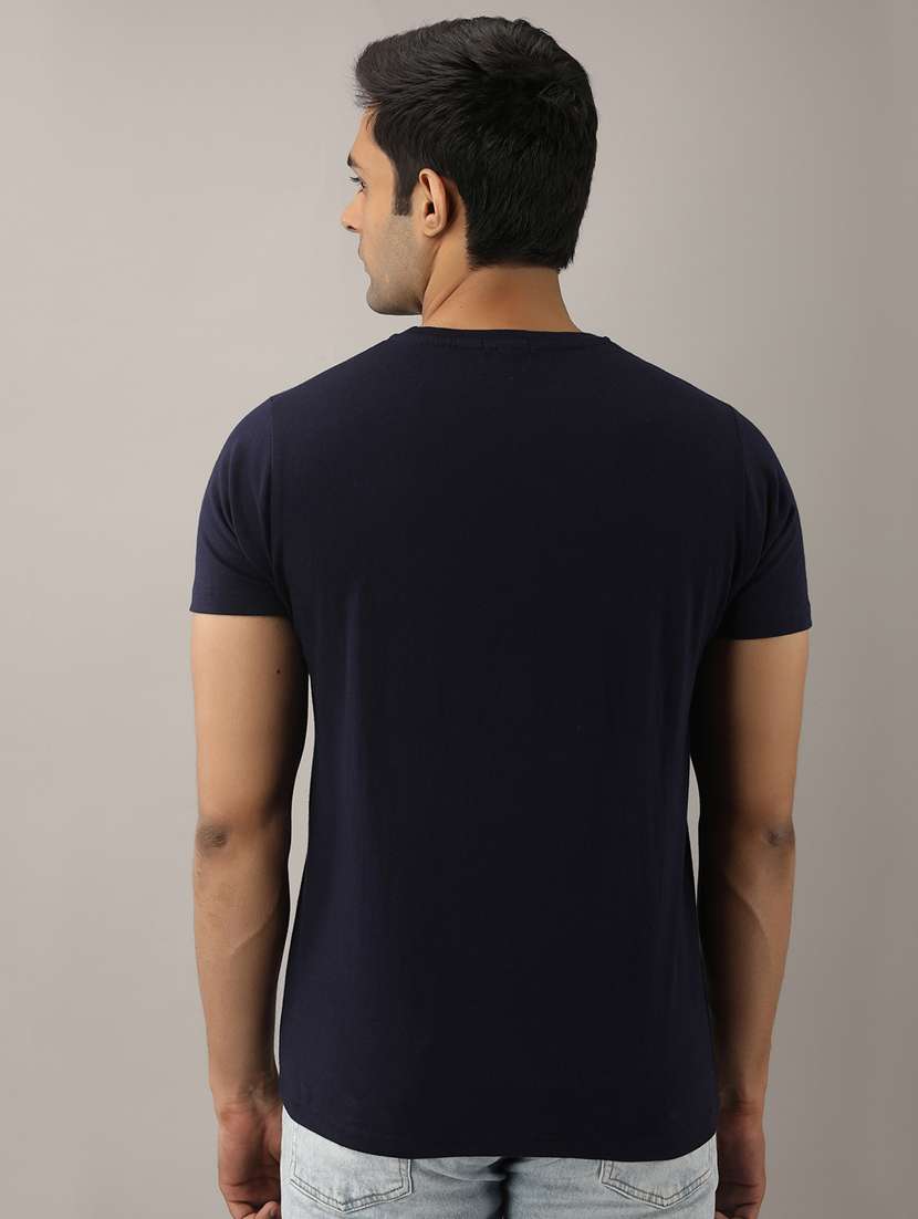 men slim fit typographic placement printed short sleeve t-shirt - 21581734 -  Standard Image - 2