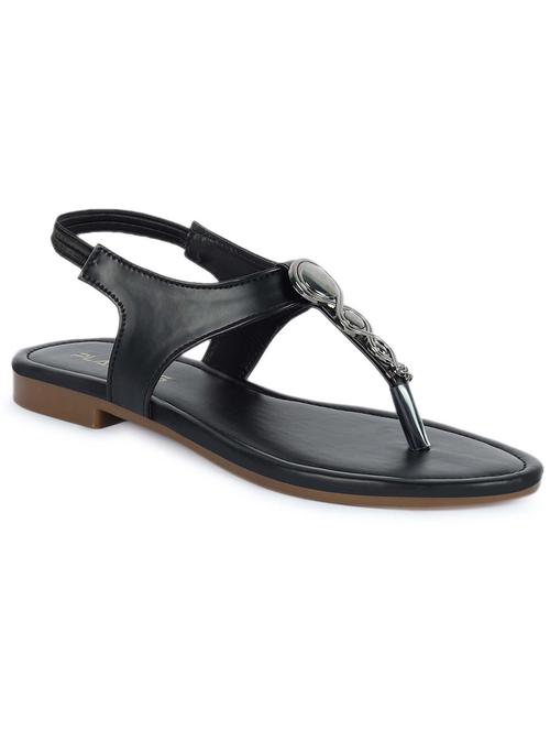 women black back strap sandal - 21582915 -  Standard Image - 0