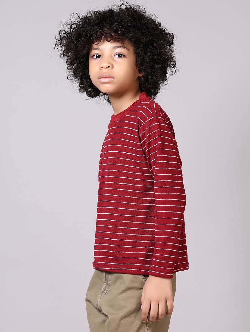 boys long sleeves striped sweater - 21583040 -  Standard Image - 2