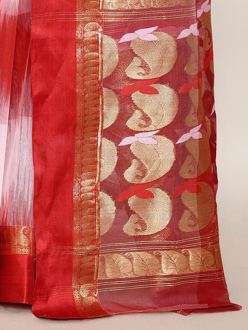 women self design handloom saree - 21583389 - Standard Image - 2