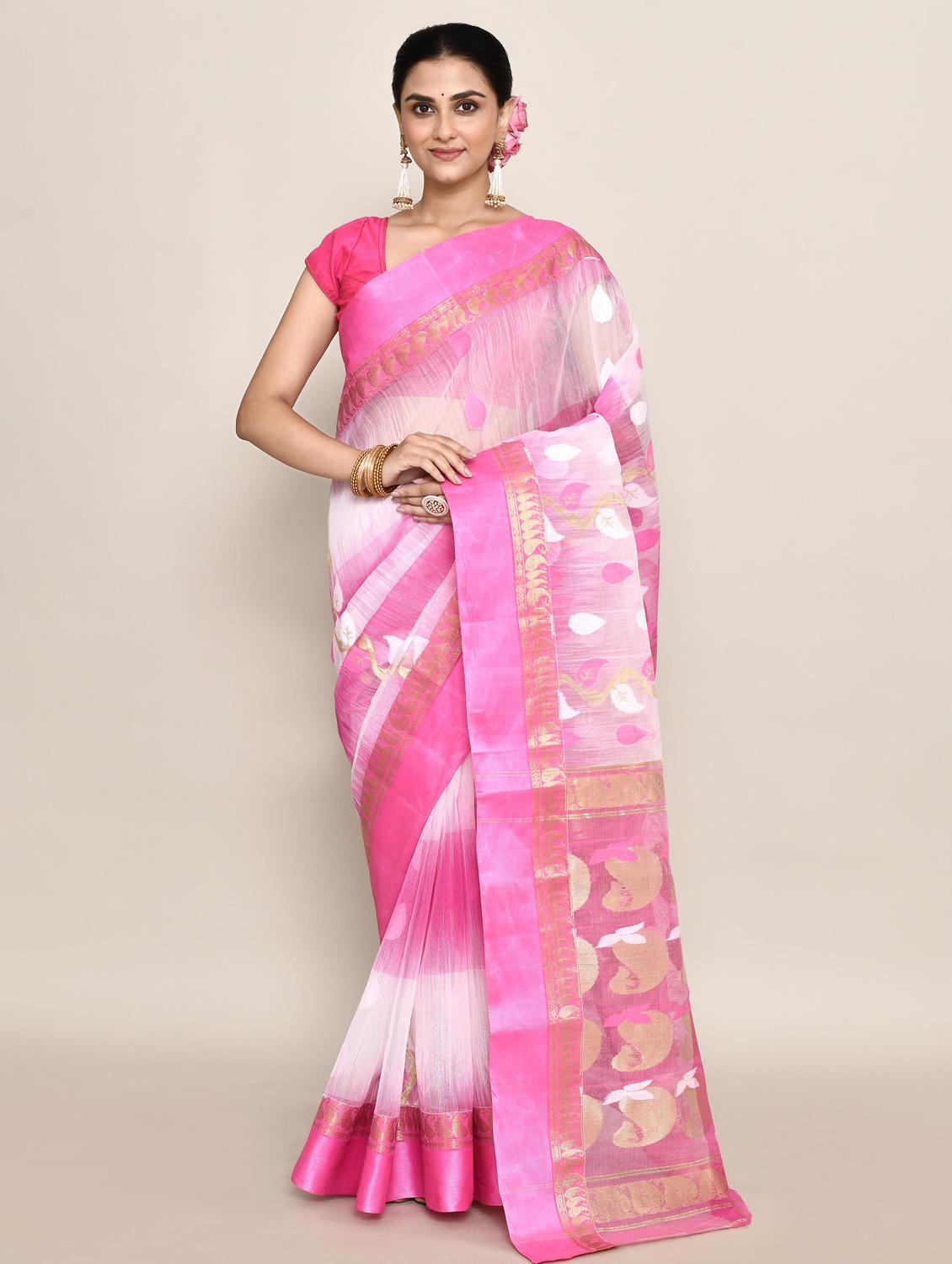 women self design handloom saree - 21583390 -  Zoom Image - 0
