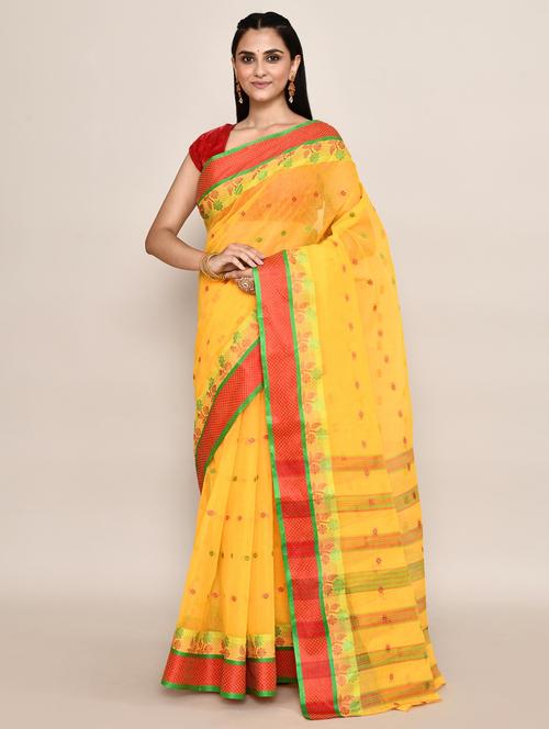 women self design handloom saree - 21583450 - Standard Image - 0