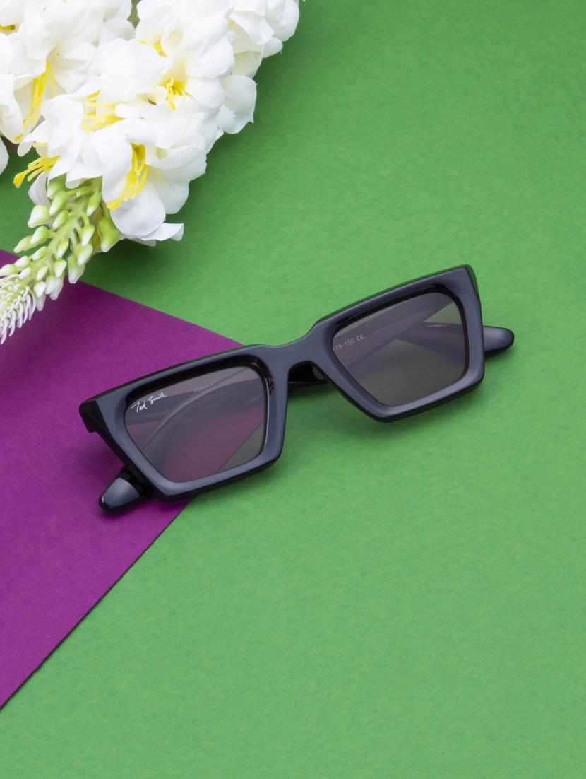 ted smith cat-eye grey sunglasses for men women - 21584819 - Zoom Image - 0