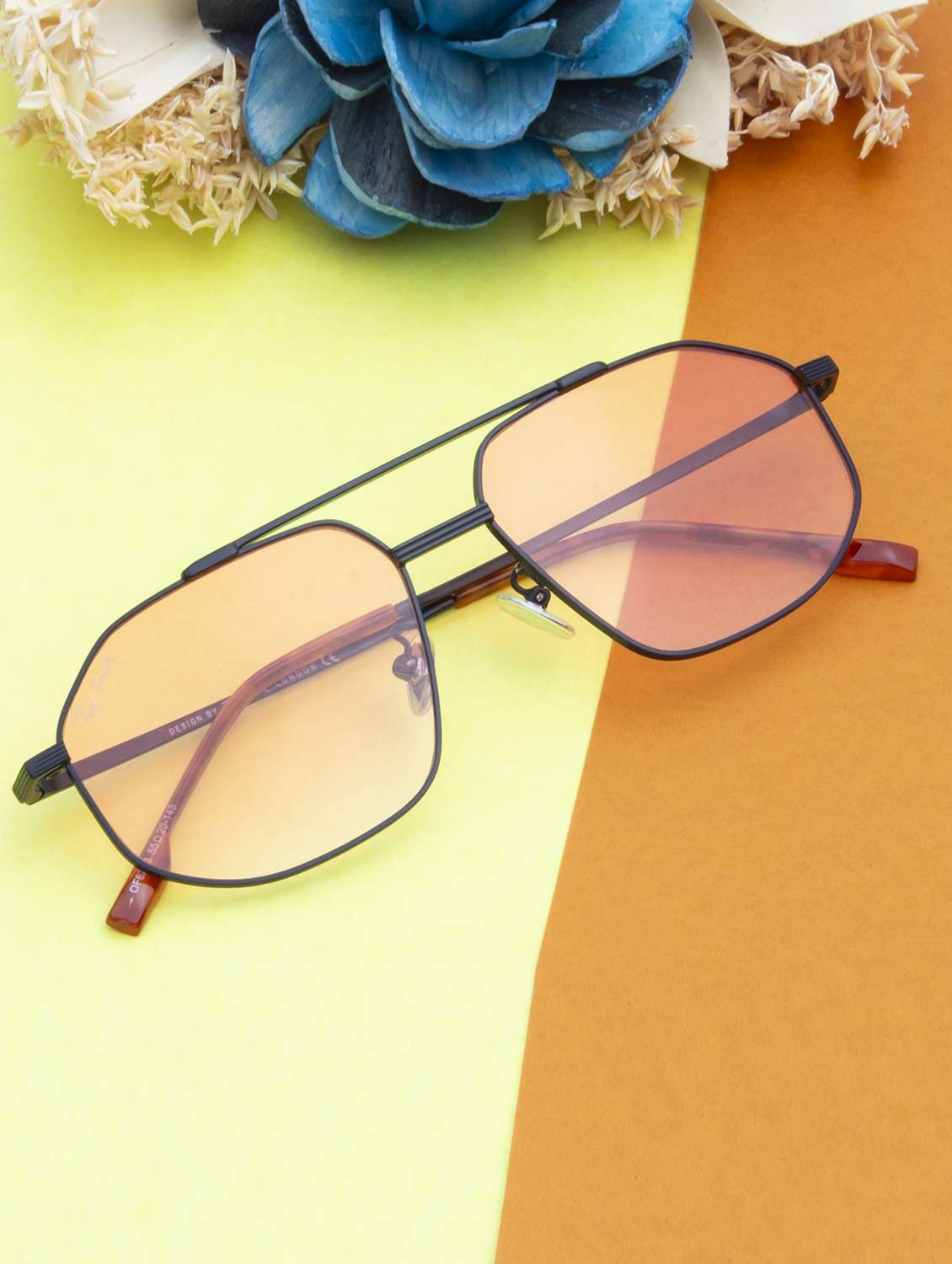 ted smith aviator grey sunglasses for men women