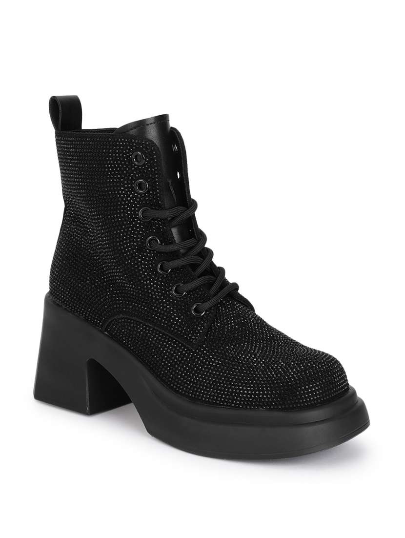 women black sequined ankle boot - 21584844 - Zoom Image - 0