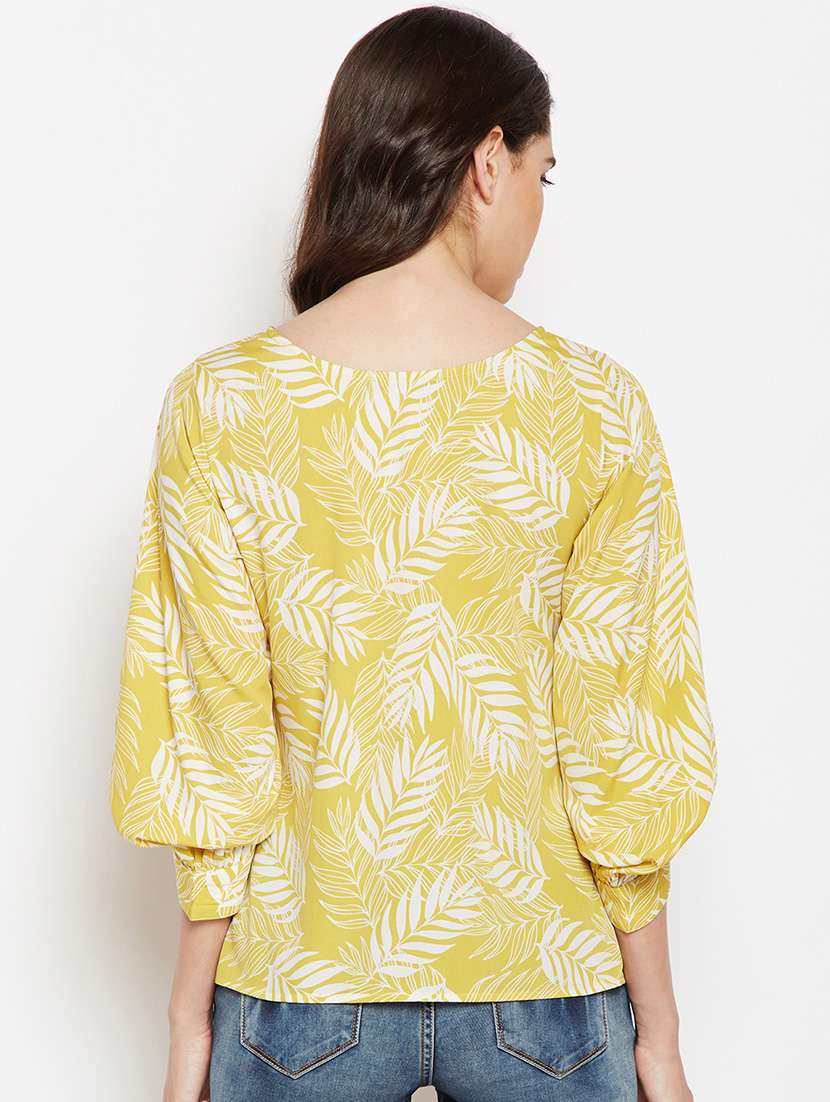 women printed round neck top - 21584910 -  Standard Image - 2