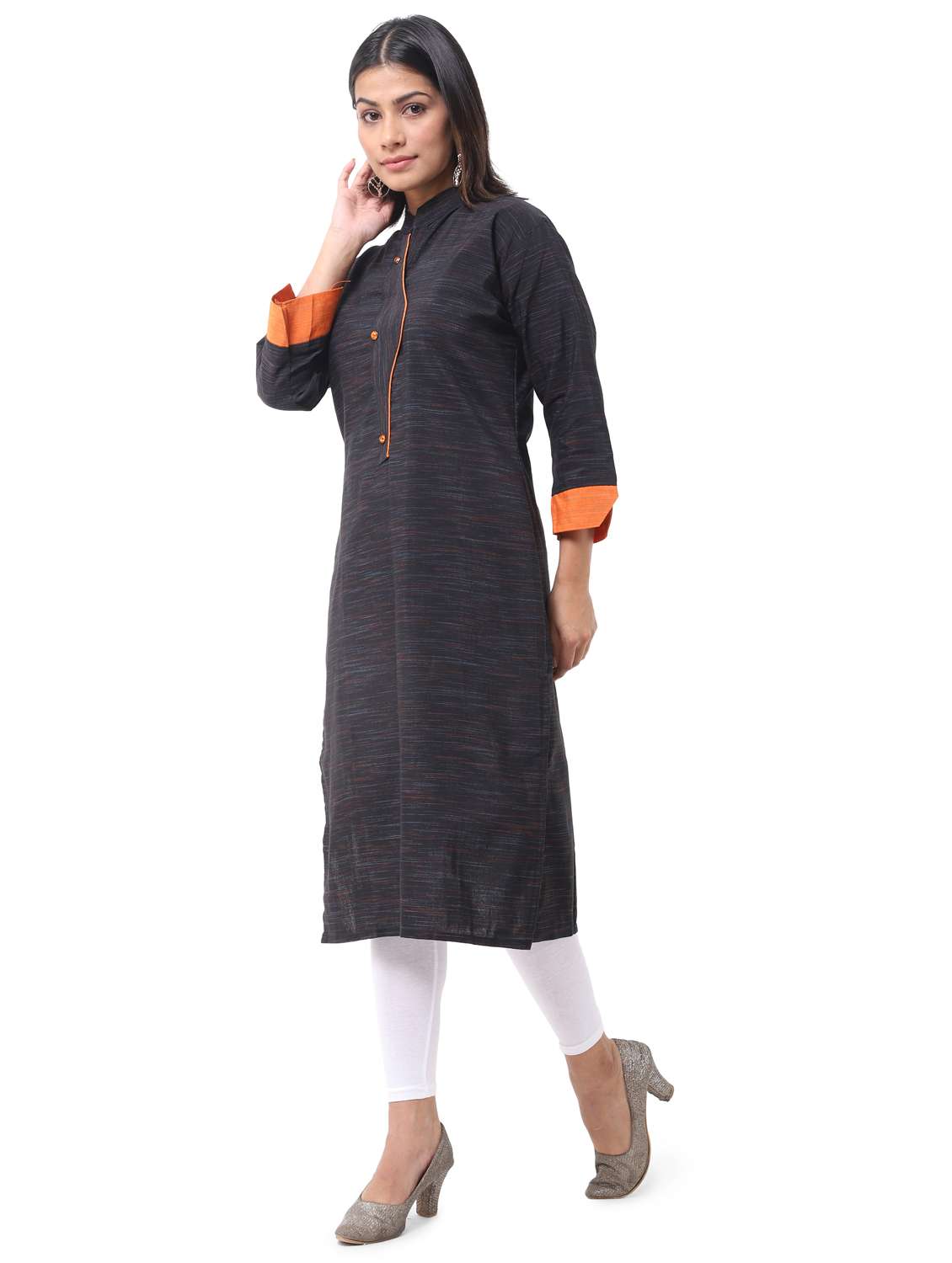 women pack of 2 solid straight kurta - 21585051 -  Standard Image - 2