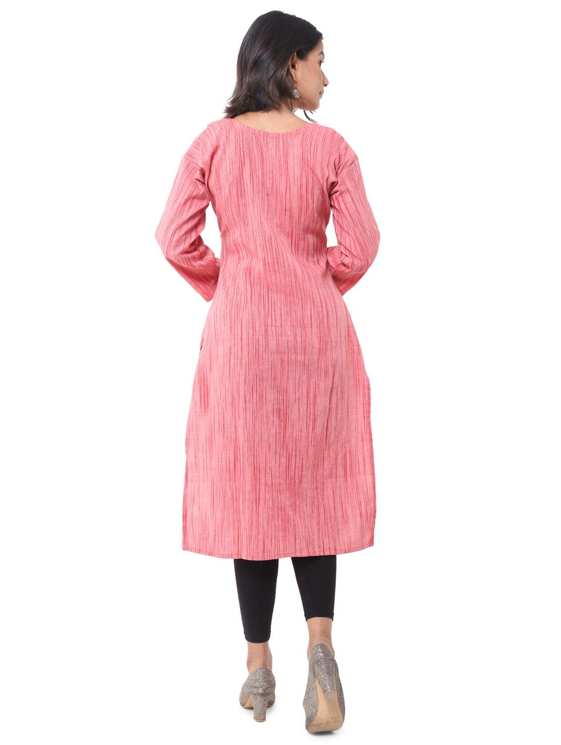 women pack of 2 solid straight kurta - 21585051 -  Standard Image - 7