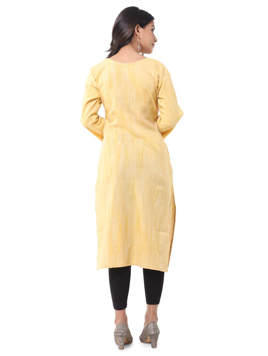 women pack of 2 solid straight kurta - 21585108 -  Standard Image - 7