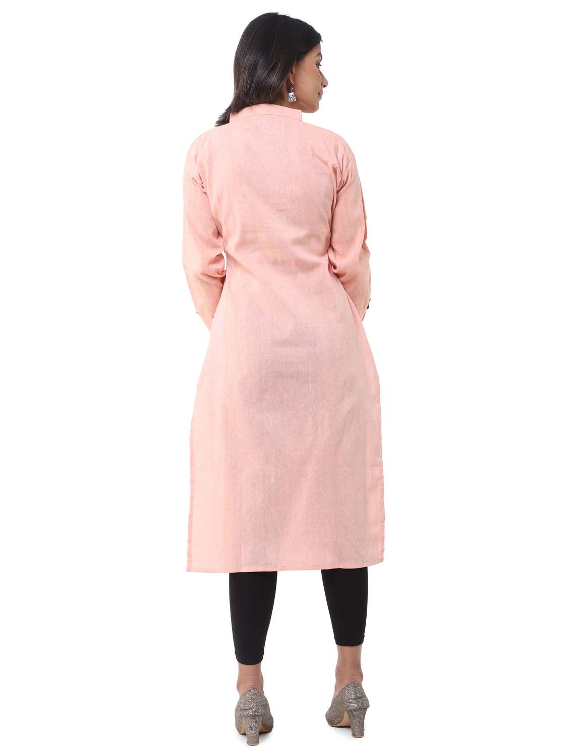 women pack of 2 solid straight kurta combo - 21585136 -  Standard Image - 7