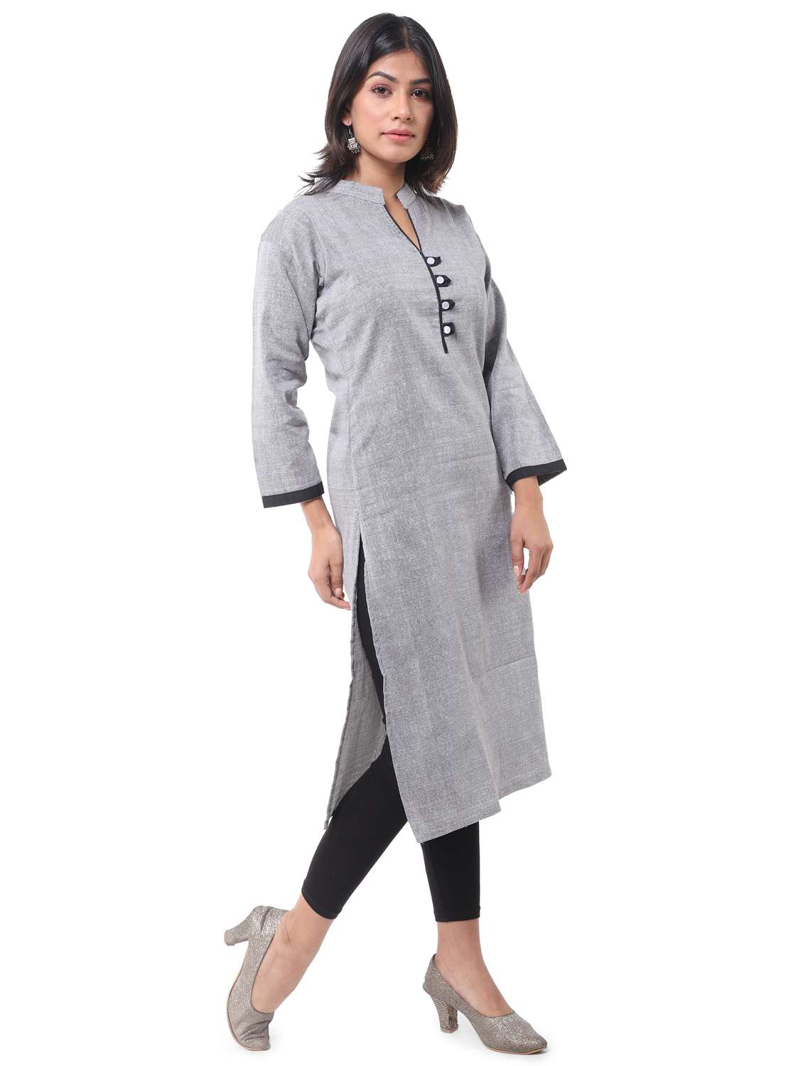 women pack of 2 solid straight kurta combo - 21585151 -  Standard Image - 2