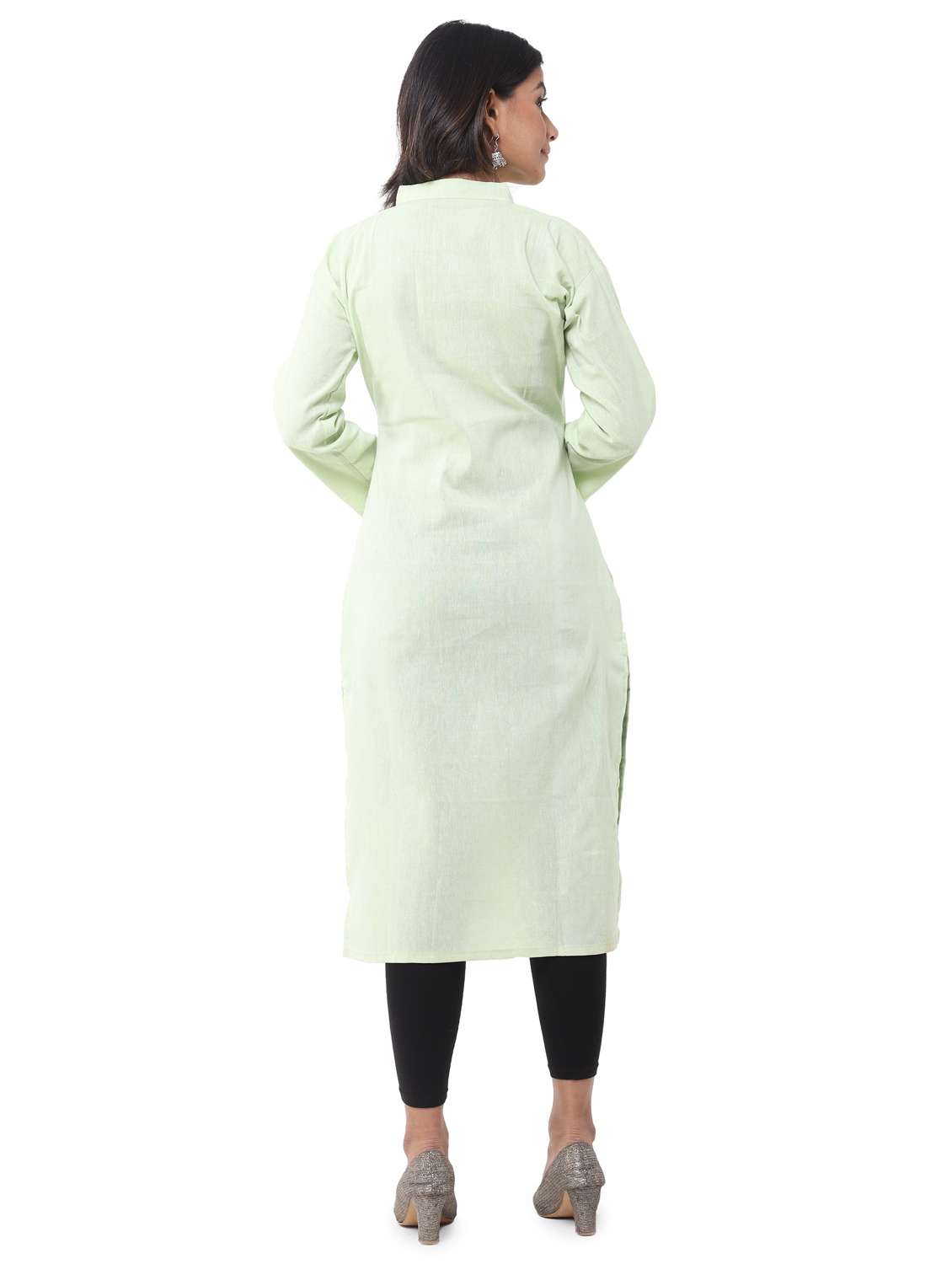 women pack of 2 solid straight kurta combo - 21585183 -  Standard Image - 7