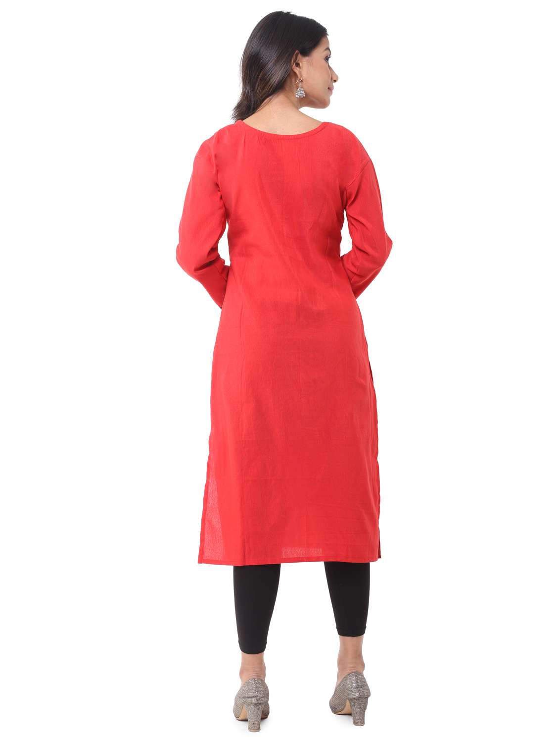 women pack of 2 solid straight kurta combo - 21585189 -  Standard Image - 7