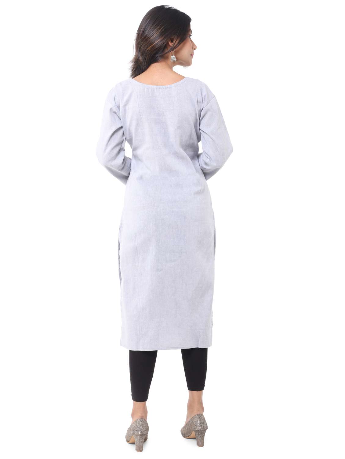 women pack of 2 solid straight kurta combo - 21585199 -  Standard Image - 7