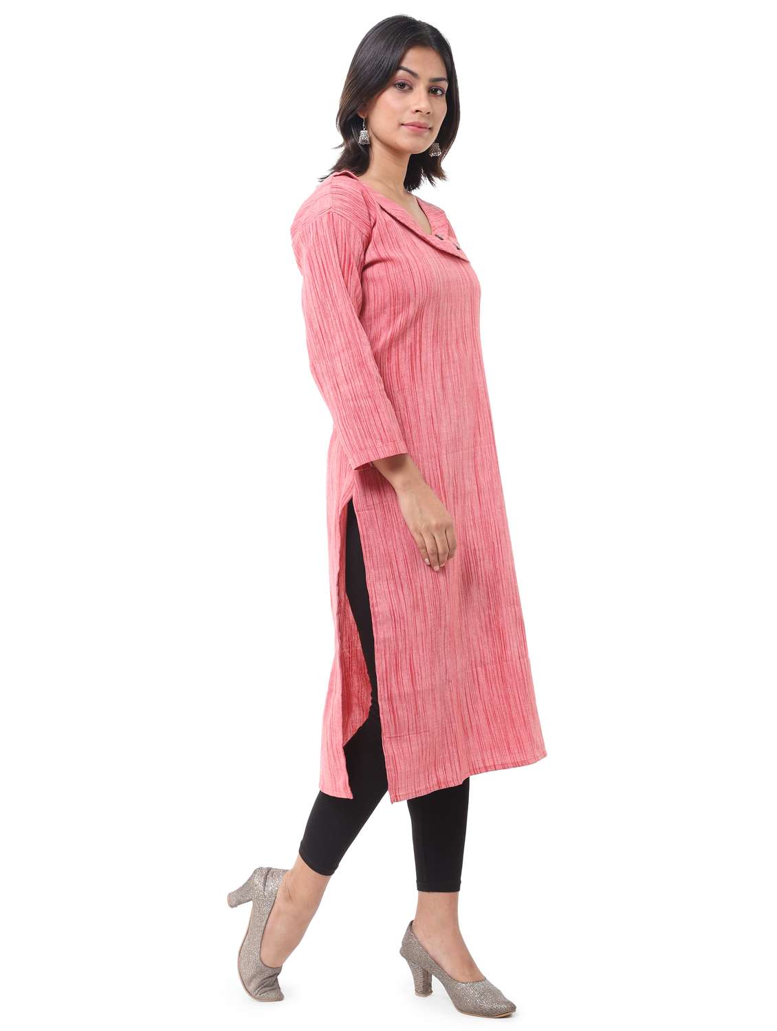  women pack of 2 solid straight kurta combo - 21585206 -  Standard Image - 2