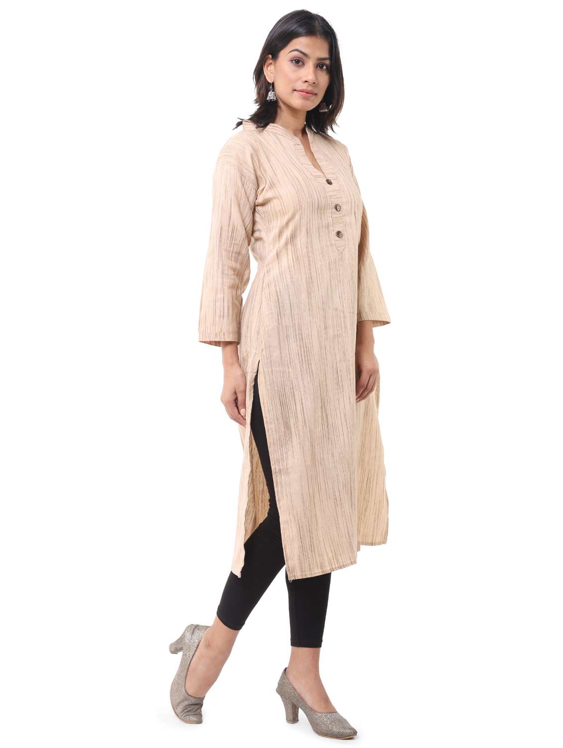  women pack of 2 solid straight kurta combo - 21585217 -  Standard Image - 2