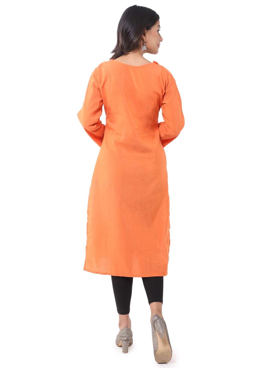  women pack of 2 solid straight kurta combo - 21585239 -  Standard Image - 7