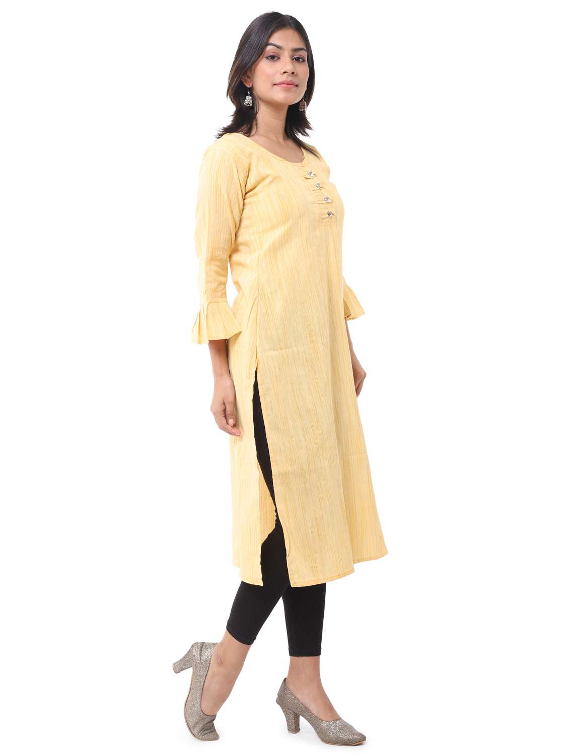  women pack of 2 solid straight kurta combo - 21585243 -  Standard Image - 2