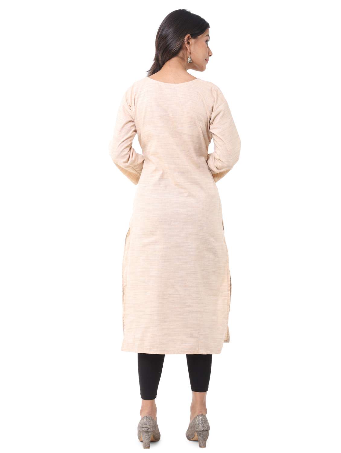  women pack of 2 solid straight kurta combo - 21585251 -  Standard Image - 7