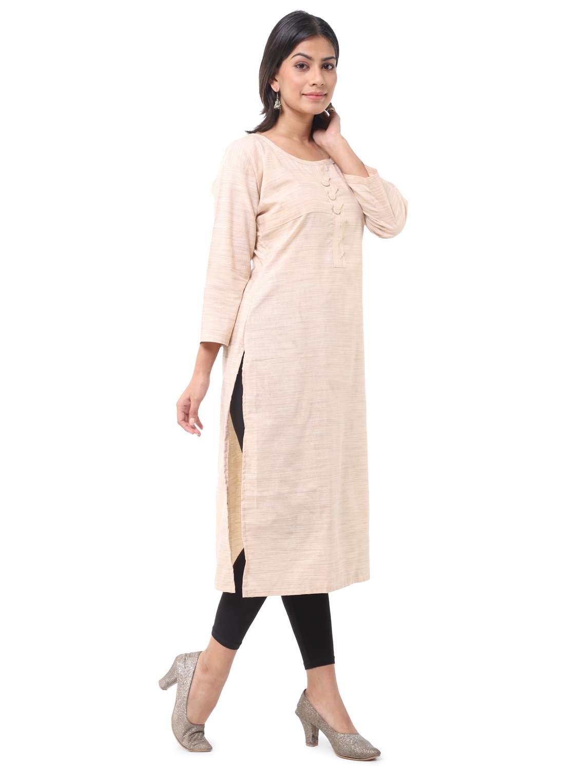  women pack of 2 solid straight kurta combo - 21585261 -  Standard Image - 2