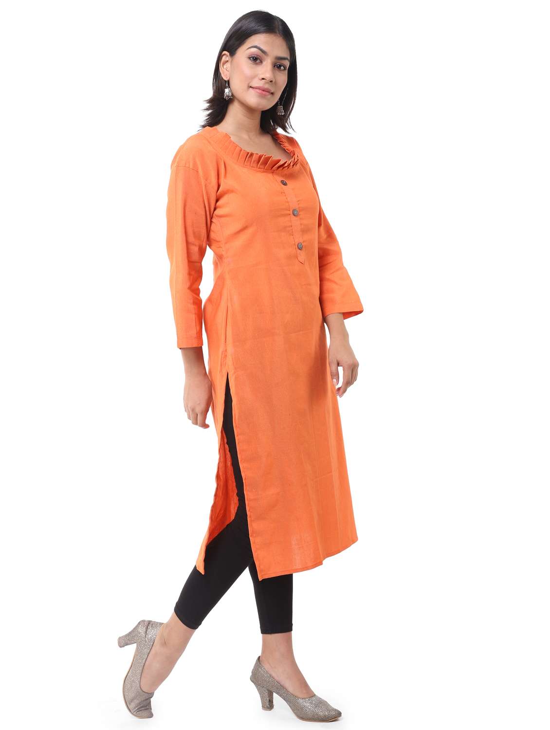 women pack of 2 solid straight kurta - 21585349 -  Standard Image - 2