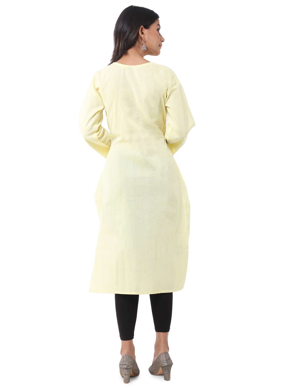 women pack of 2 solid straight kurta - 21585351 -  Standard Image - 7