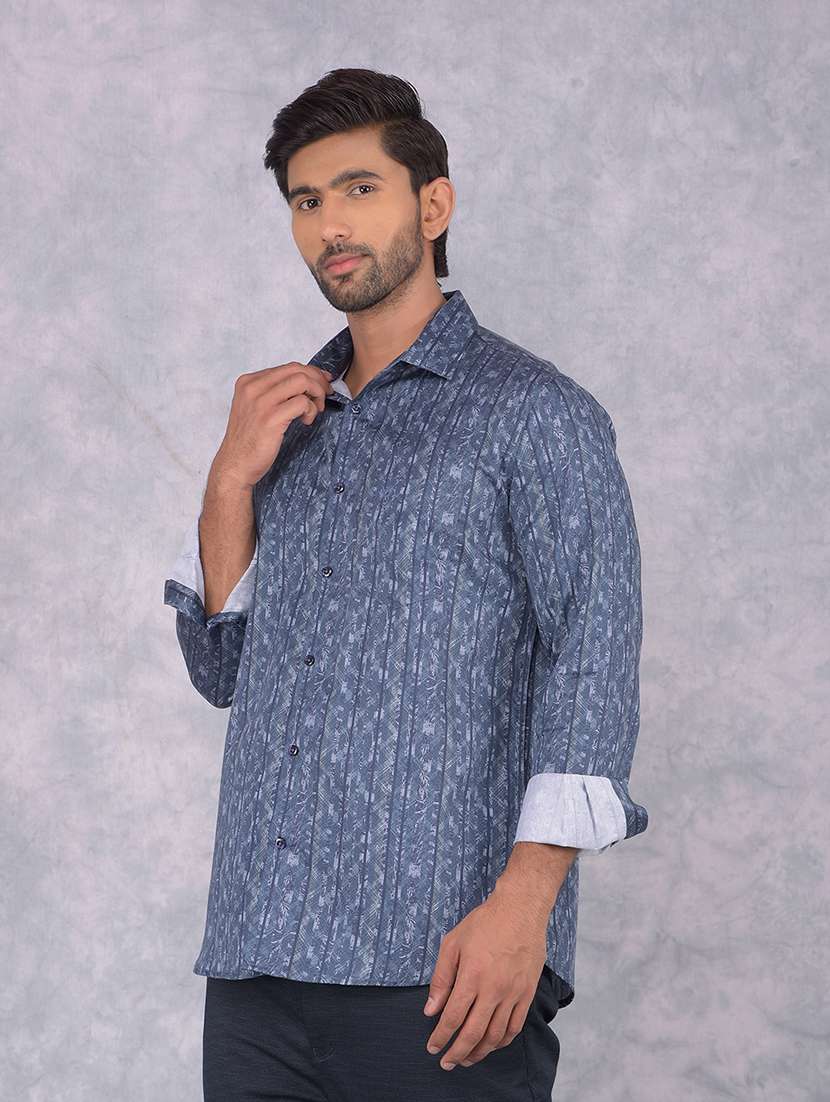 men printed regular fit casual shirt - 21585660 -  Standard Image - 2