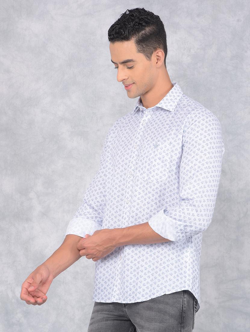 men printed regular fit casual shirt - 21585697 - Standard Image - 2