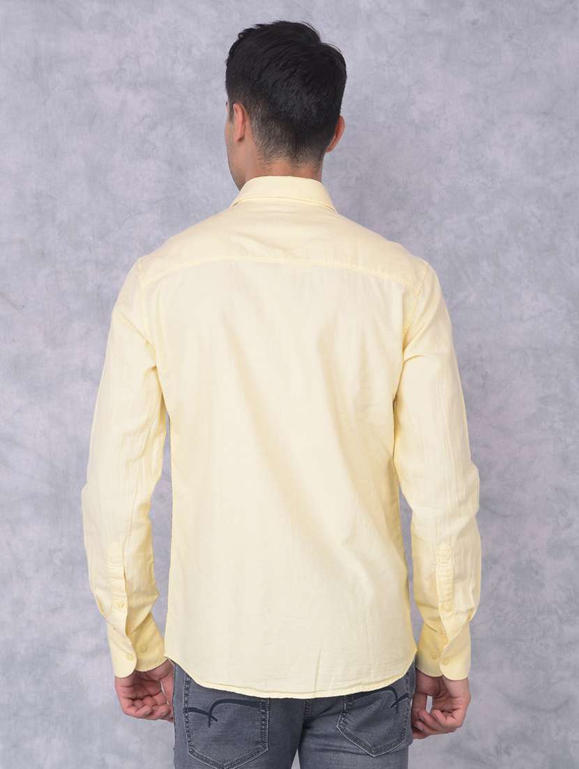 Men Solid Regular Fit Casual Shirt - 21585710 -  Standard Image - 2