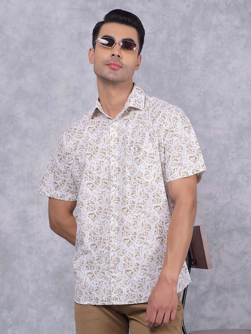 men printed regular fit casual shirt - 21585734 -  Standard Image - 2