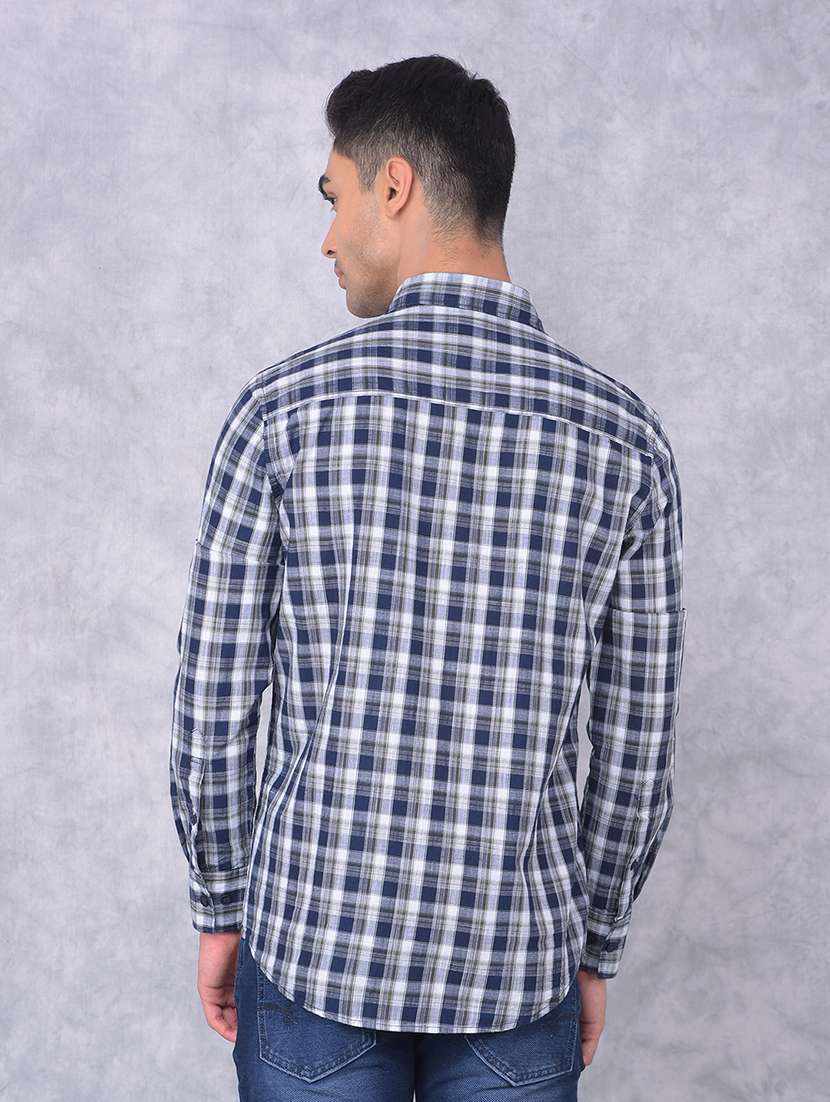 men checkered regular fit casual shirt - 21585746 -  Standard Image - 2