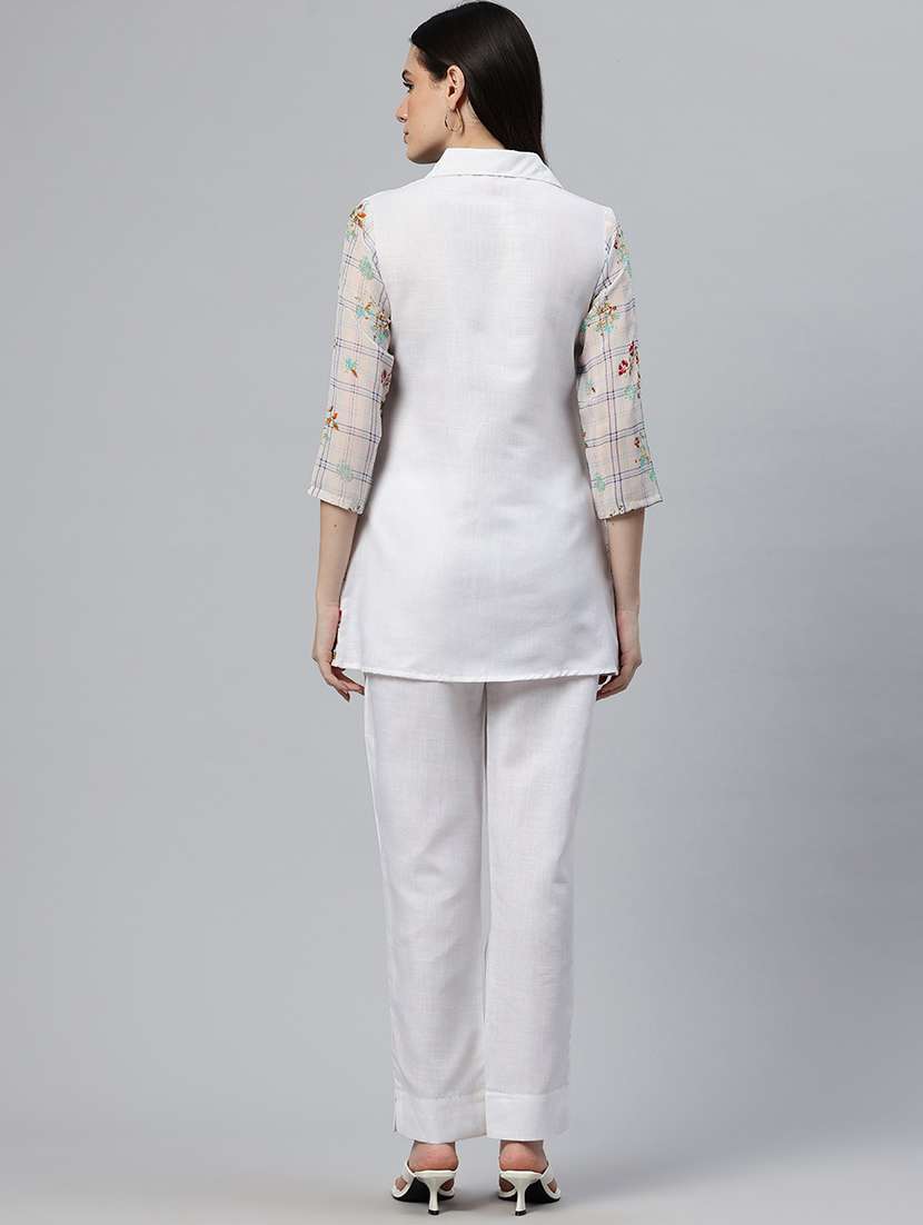 women floral print shirt and trouser co-ord set - 21586259 -  Standard Image - 2