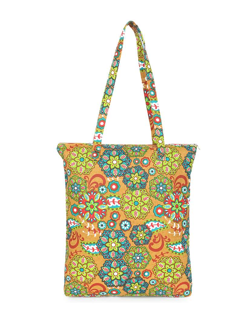 pack of 3 floral printed tote bags - 21586475 -  Standard Image - 7