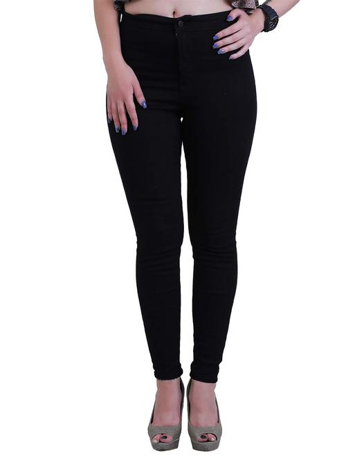 women black denim jean - 21586502 - Standard Image - 0