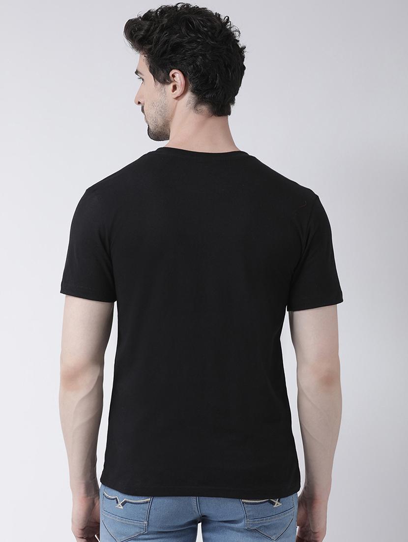 men v-neck front print t-shirt - 21586653 - Standard Image - 2