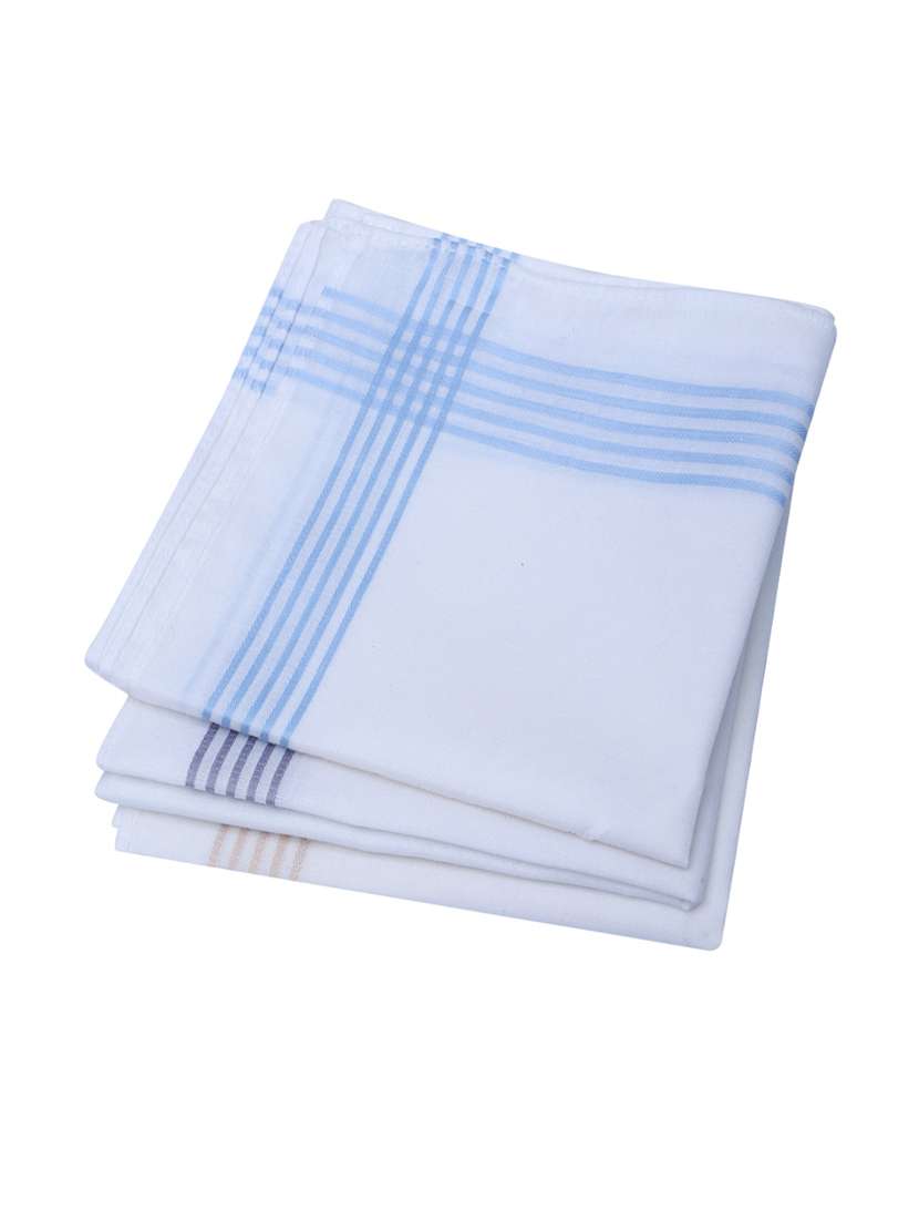 men pack of 3 cotton handkerchief - 21586748 -  Standard Image - 2