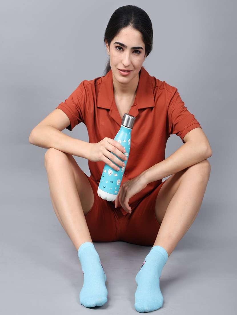 women cotton ankle length socks combo - 21586763 -  Standard Image - 2