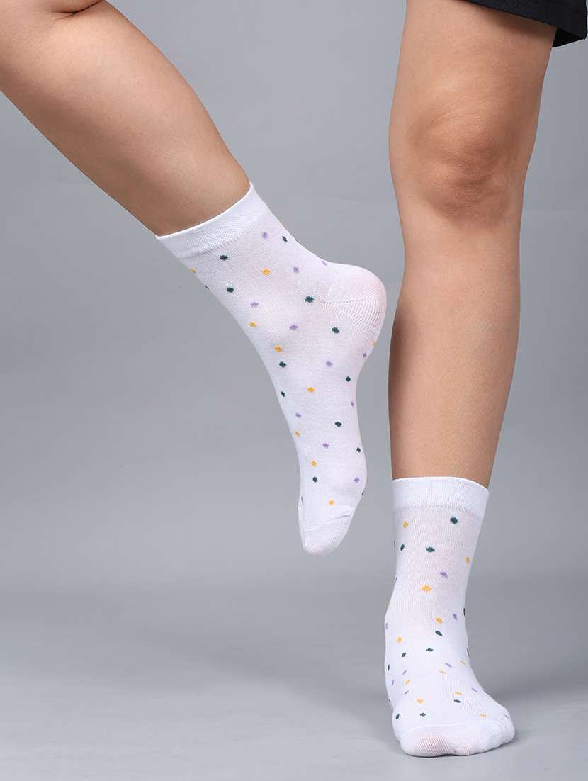 women cotton above ankle length socks combo - 21586794 -  Standard Image - 2