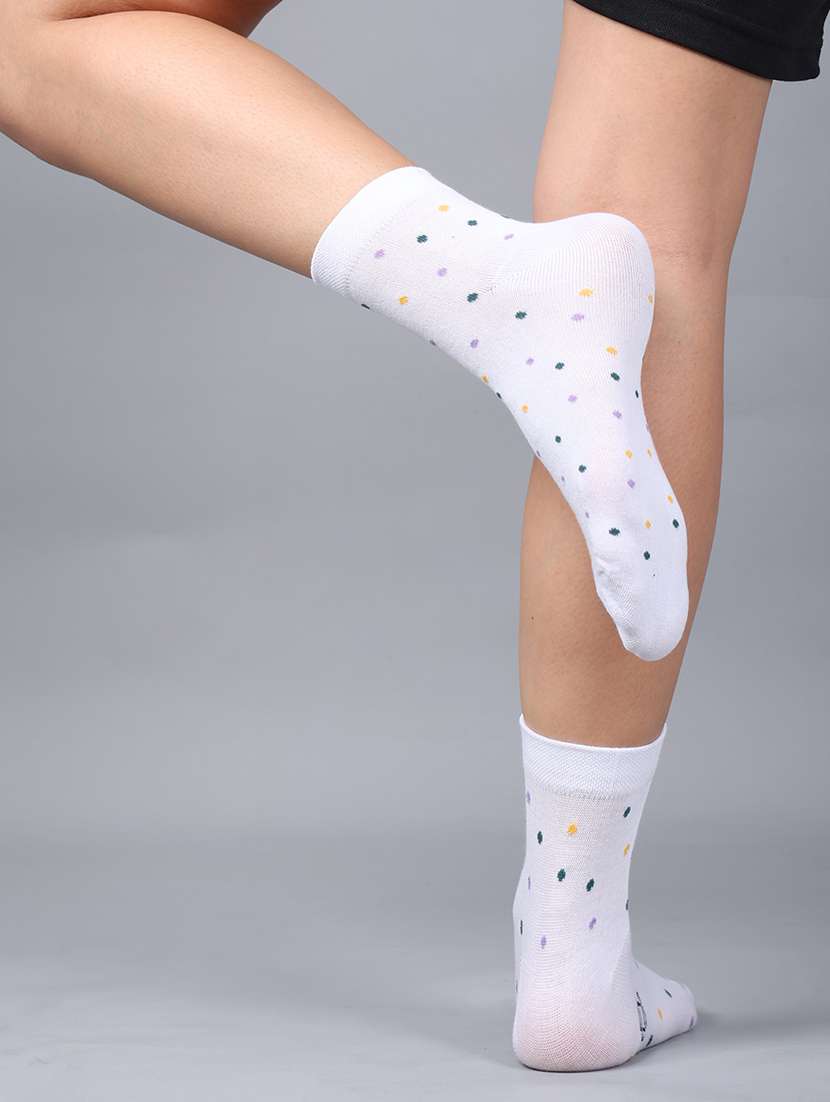 women white ankle length socks - 21586799 -  Standard Image - 2