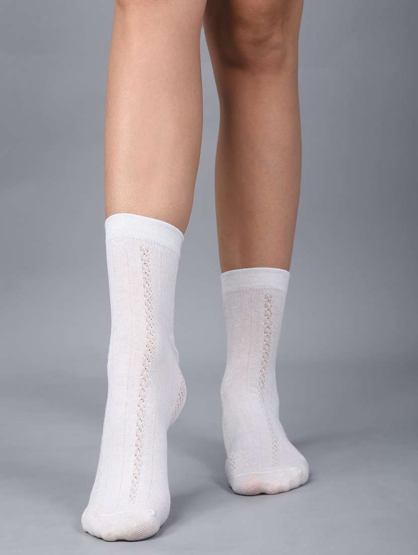 women cotton above ankle length socks combo - 21586884 -  Standard Image - 2