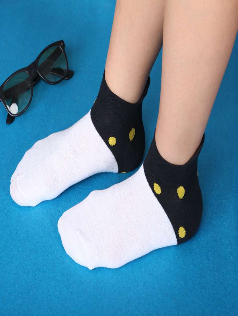 women cotton ankle length socks combo - 21586918 -  Standard Image - 2