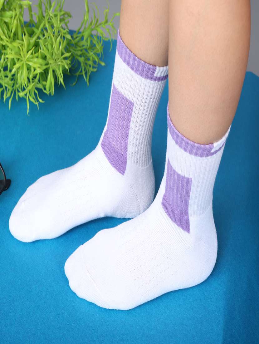 women cotton above ankle length socks combo - 21586978 -  Standard Image - 2