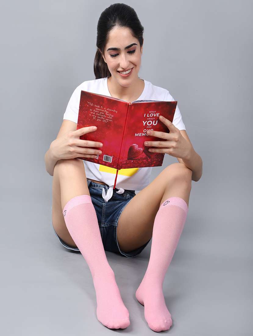 women cotton above ankle length socks combo - 21587012 -  Standard Image - 2