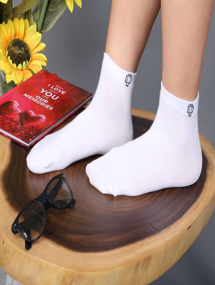 women cotton ankle length socks combo - 21587030 -  Standard Image - 2