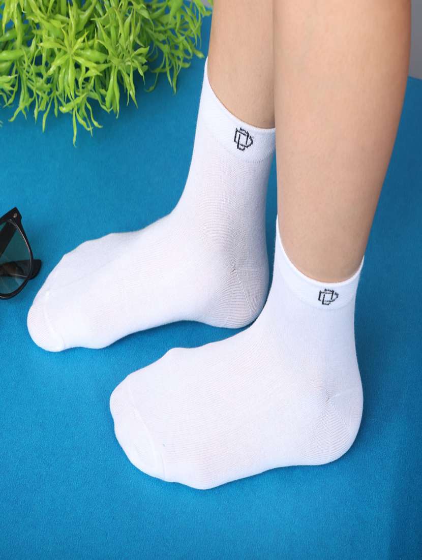 women cotton above ankle length socks combo - 21587054 -  Standard Image - 2