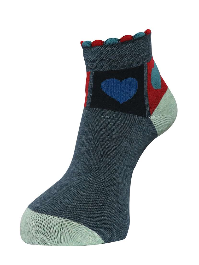 women cotton ankle length socks combo - 21587159 -  Standard Image - 2